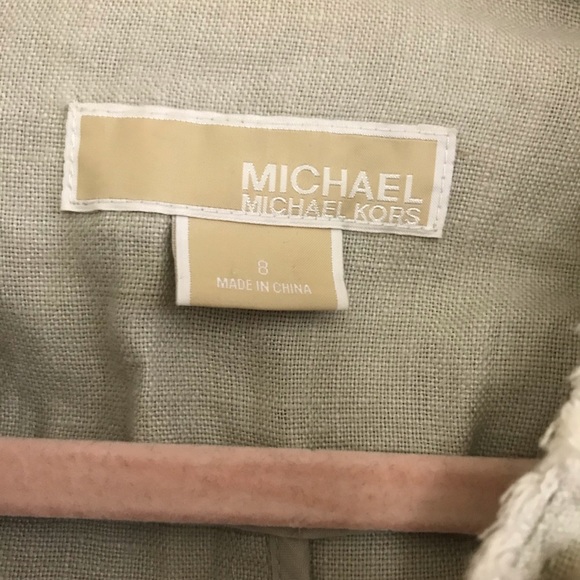 100% Linen Jacket / Michael Kors - Picture 9 of 10